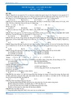 Thi thử đại học lần 3 môn hóa học