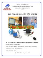 Xây dựng Website Training Kits trên nền Joomla