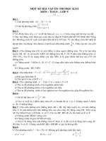 Mot so BT on thi HKII toan 9