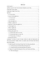 Phát triển năng lực khoa học cho học sinh thông qua hệ thống bài tập hóa học phần phi kim   hóa học 11 nâng cao