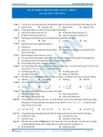 50 câu hỏi lí thuyết môn Vật lí (Phần 1)