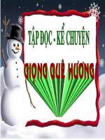 TD - KC: Giong que huong
