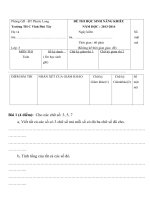 BỘ ĐỀ THI HỌC SINH NĂNG KHIẾU LỚP 3 CÓ ĐÁP ÁN