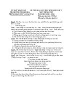 de thi hoc sinh gioi mon tieng viet cap thanh pho