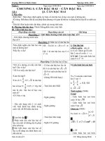 Giáo án đại số 9 học kì I