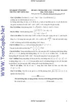 bộ 34 đề thi thử thpt quốc gia môn toán có đáp án hay nhất