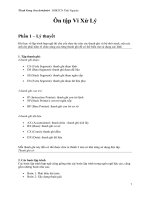 ôn tập kiến thức vi xử lý