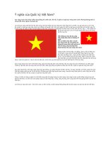 Ý nghĩa của Quốc Kỳ Việt Nam