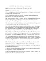 Câu hỏi ôn tập công nghệ MAY TRANG PHỤC 2 (Có lời giải)