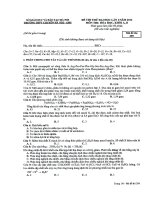Đề thi thử Đại học trường THPT Chuyên Hà Nội - AMS-Lần 1-2014