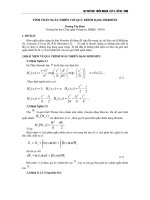 Tính toán ngẫu nhiên với dạng Hemite-Dương Tôn Đảm-tạp chí phát triển KH&CN tập 11 số 6-2008