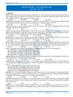 Thi thử đại học lần 4 môn hóa