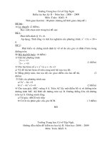 Đề Kiểm Tra HK 2 Toán 9