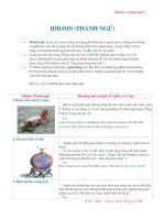 GSTT VN idioms tiếng anh