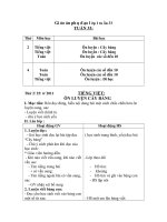 Giáo án phụ đạo lớp 1 7uần 33