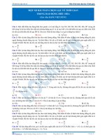 Một số bài toán chọn lọc VẬT lý  về thời gian trong DĐĐH