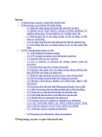 Chuyên đề Năng lượng, enzyme và quá trình chuyển hóa