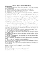 CÁC VẤN ĐỀ ÔN TẬP MÔN Kinh doanh quốc tế PHẦN 2