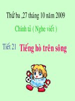 TD: Tieng ho tren song