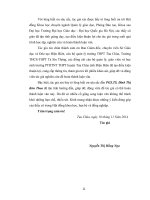 Quản lý hoạt động dạy học ở trường phổ thông dân tộc nội trú   trung học phổ thông huyện tủa chùa tỉnh điện biên trong bối cảnh đổi mới giáo dục