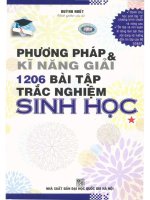 phương pháp và kĩ năng giải 1206 bài tập trắc nghiệm sinh học PART 1