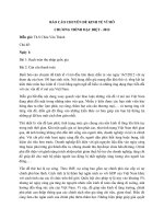 Báo cáo chuyên đề kinh tế vĩ mô