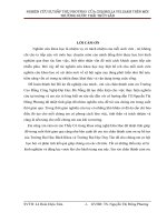 NGHIÊN CỨU SỰ HẤP THỤ PHOTPHO  CỦA CHLORELLA VULGARIS TRÊN MÔI TRƯỜNG NƯỚC THẢI THỦY SẢN