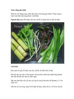 Giải nhiệt cơ thể