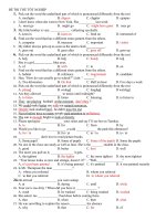 ĐỀ THI THỬ TN-KEY