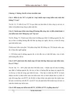 17 câu hỏi ôn tập kiểm toán có đáp án chi tiết