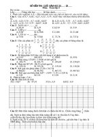 Đề thi toán cuối năm lớp 5 năm 2010-2011