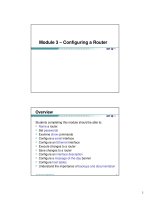 Tài liệu học CCNA kỳ 2 mod3 ConfiguringARouter