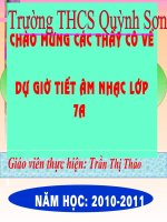 Tiết 10 -Âm nhạc 7