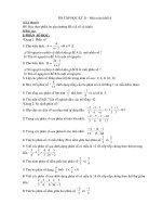 ĐỀ CƯƠNG ÔN TẬP TOÁN 6 KỲ II