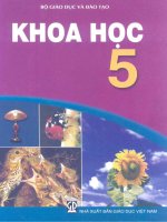 SÁCH GIÁO KHOA   khoa học 5