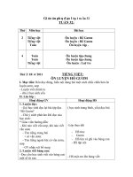 Giáo án phụ đạo lớp 1 tuần 32