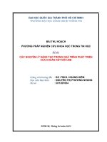 CÁC NGUYÊN LÝ SÁNG TẠO TRONG QUÁ TRÌNH PHÁT TRIỂN CỦA CHUẨN KẾT NỐI USB