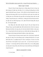 sáng kiến kinh nghiệm Một vài kinh nghiệm công tác quản lý thu – chi quỹ tiền mặt trong trường học