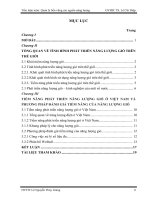 khảo sát về tiềm năng của năng lượng gió trên thế giới và ở Việt Nam, phương pháp đánh giá tiềm năng của năng lượng gió.