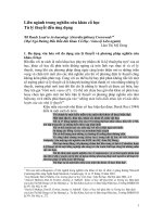 báo cáo Liên ngành trong nghiên cứu khảo cổ học Từ lý thuyết đến ứng dụng