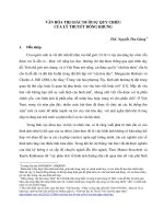 Báo cáo khoa học Văn hóa thị giác dưới sự quy chiếu của lý thuyết đóng khung