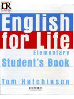 English for life (Elementary)  Student book