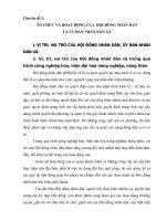 Tài liệu thi công chức xã, Chuyên đề TỔ CHỨC VÀ HOẠT ĐỘNG CỦA HỘI ĐỒNG NHÂN DÂN VÀ ỦY BAN NHÂN DÂN XÃ