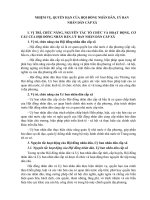 NHIỆM VỤ, QUYỀN HẠN CỦA HỘI ĐỒNG NHÂN DÂN, UỶ BAN