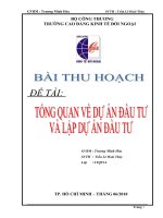 BÀI THU HOẠCH MỘT SỐ NÉT KINH TẾ VIỆT NAM