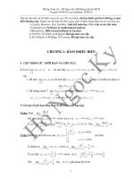 Bài tập toán cao cấp A3