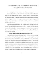 tiểu luận CÁC QUY ĐỊNH CỦA PHÁP LUẬT VIỆT NAM TRONG THANH TOÁN QUỐC TẾ BẰNG THƯ TÍN DỤNG