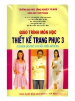 giáo trình thiết kế trang phục 3 - Võ Phước Tấn ĐH CN TPHCM phần 1