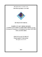 NGHIÊN CỨU QUY TRÌNH CHẾ BIẾN VÀ PHÂN LẬP VI SINH VẬT HIỆN DIỆN TRONG CÁ SẶC (Trichogaster trichopterus & Trichogaster microlepis) LÊN MEN CHUA, XƯƠNG MỀM