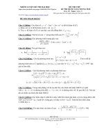 (chuyên đề + bộ đề )Toán chinh phục 8-9 điểm thi ĐH Đề thi thử Đại Học môn toán cho kì thi quốc gia chung lần 2